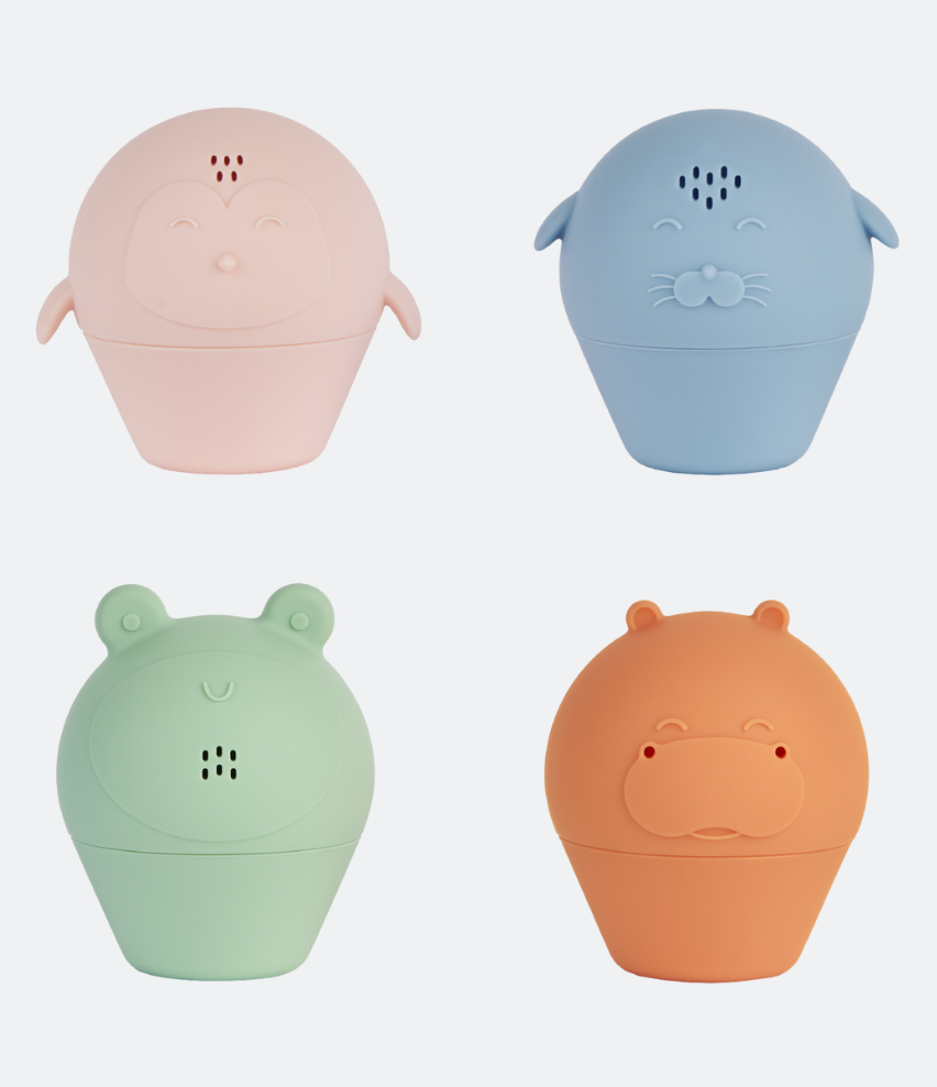 Lot de 4 aspergeurs en silicone