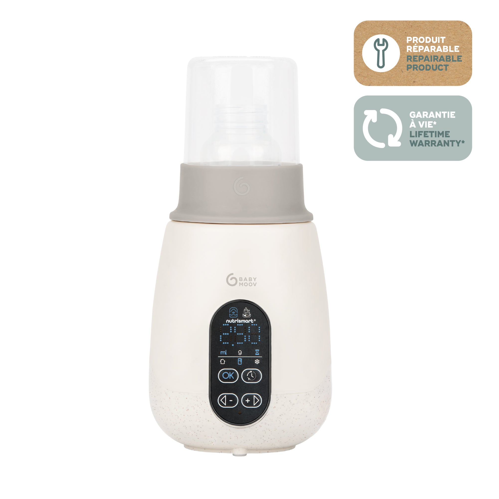 Chauffe-biberon et stérilisateur NutriSmart+ - Babymoov