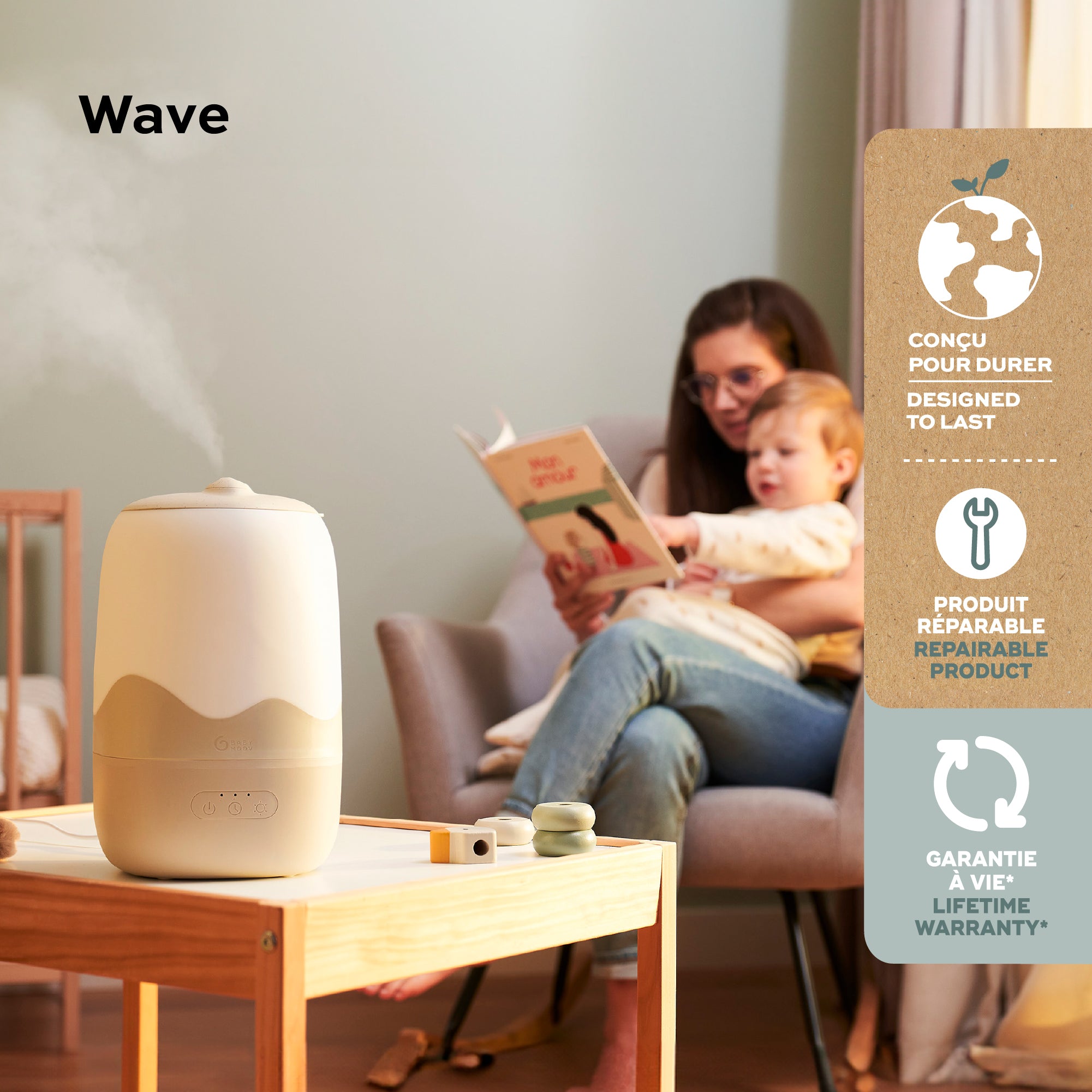 Humidificateur d'air Wave