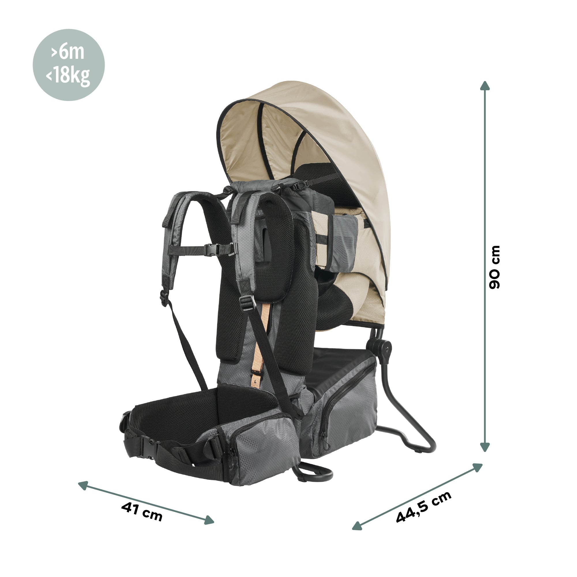 Porte-bébé de randonnée Moov & Hike (+) Dune