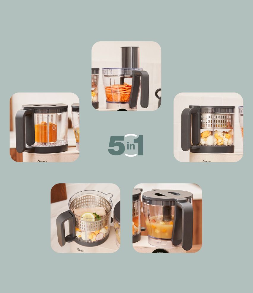 Robot cuiseur Nutribaby Evolution - 5 en 1 avec découpe intégrée