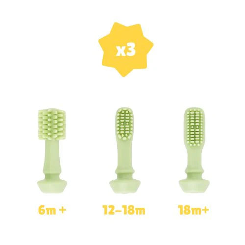 Brosse à dent évolutive en silicone