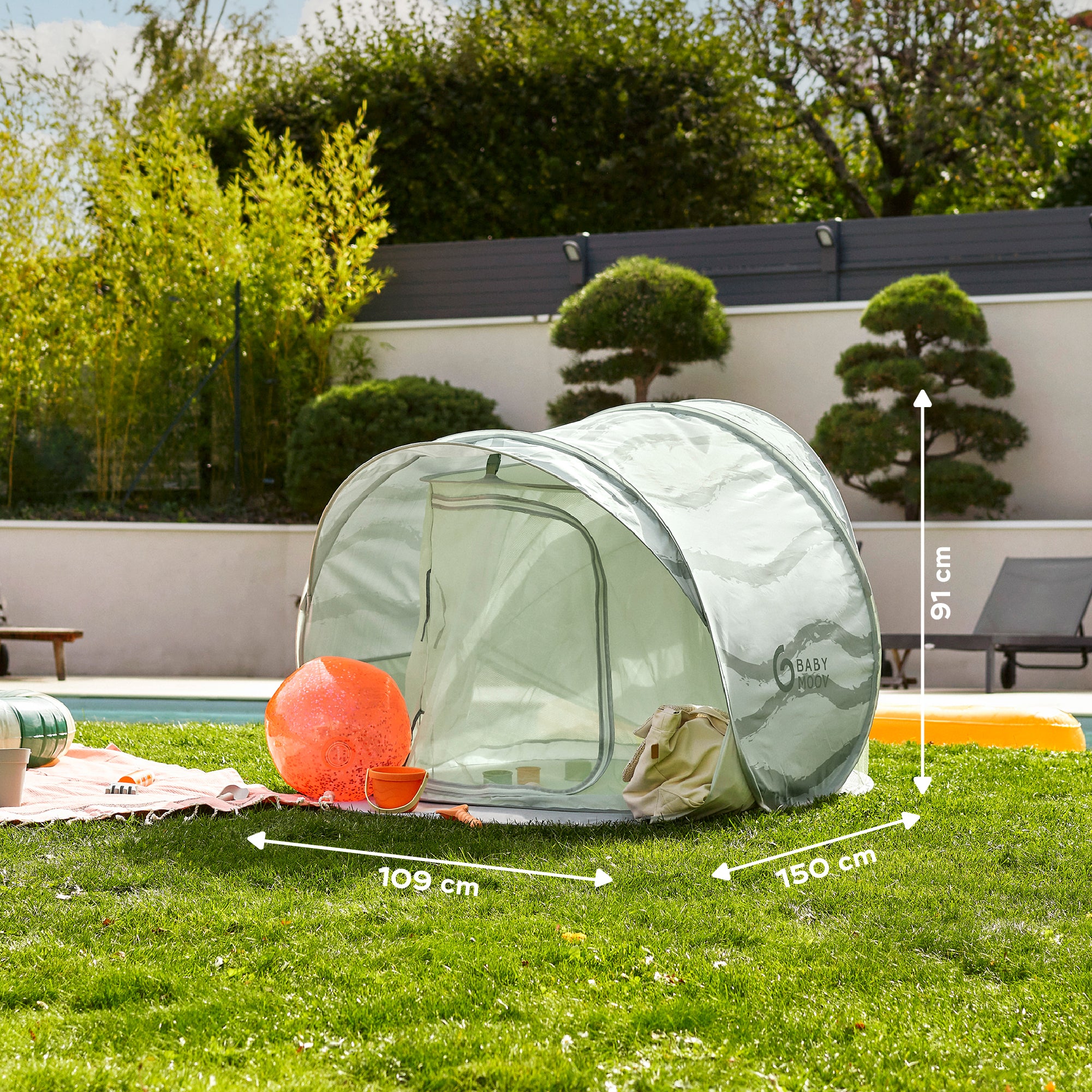 Tente Anti-UV bébé rafraîchissante Moov & Protect
