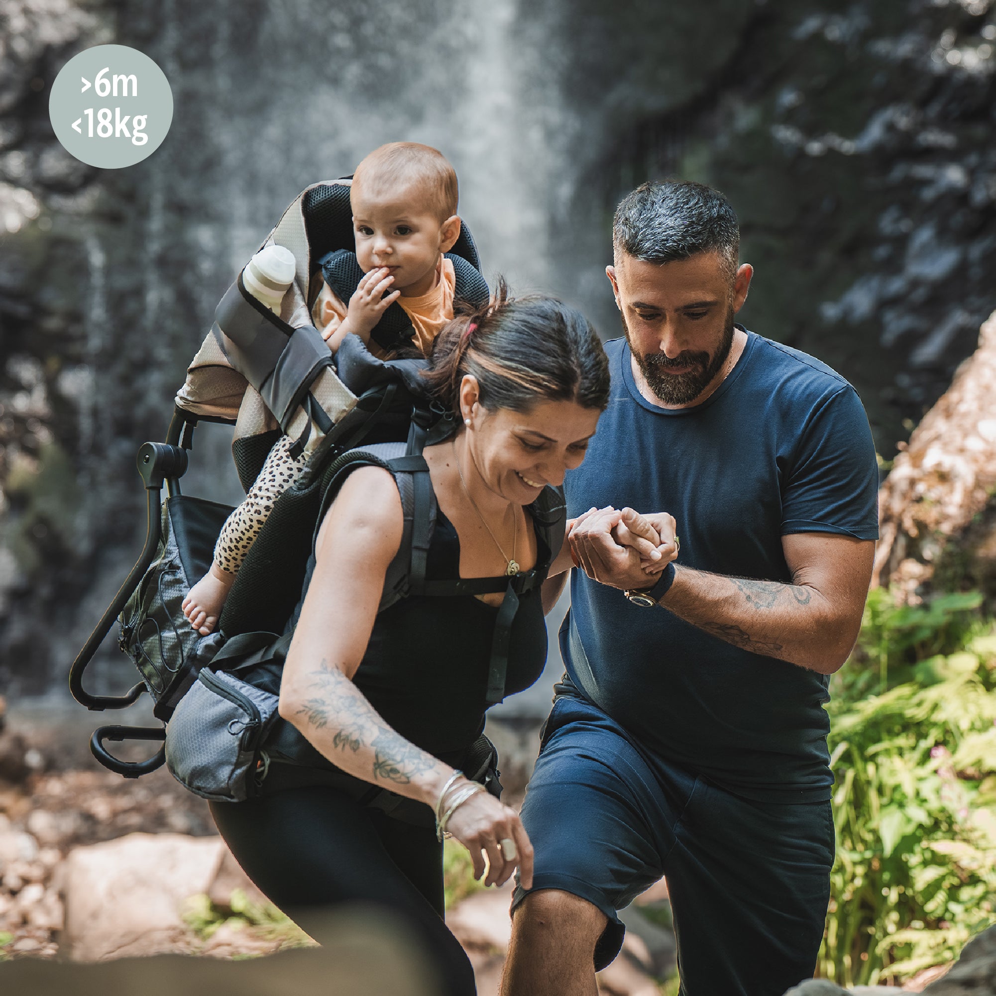 Porte-bébé de randonnée Moov & Hike (+) Dune
