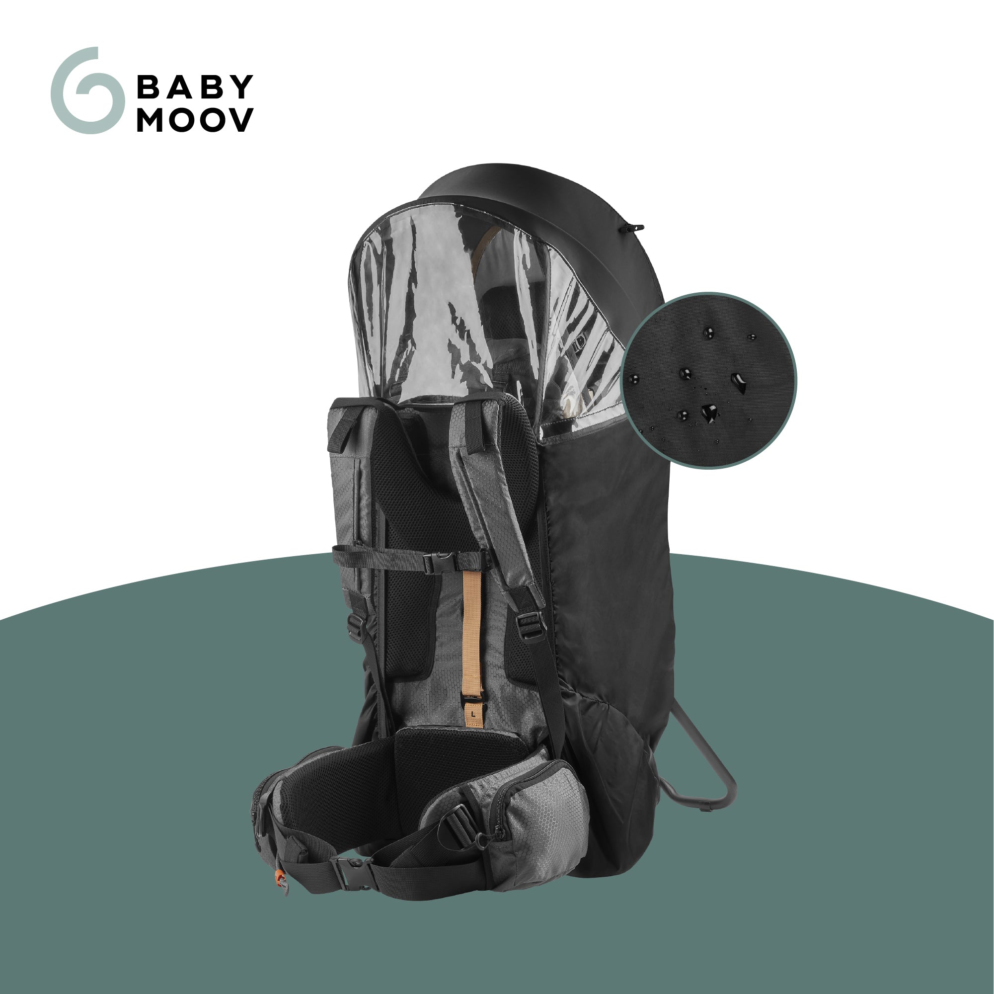 Housse de pluie porte-bébé Moov & Hike