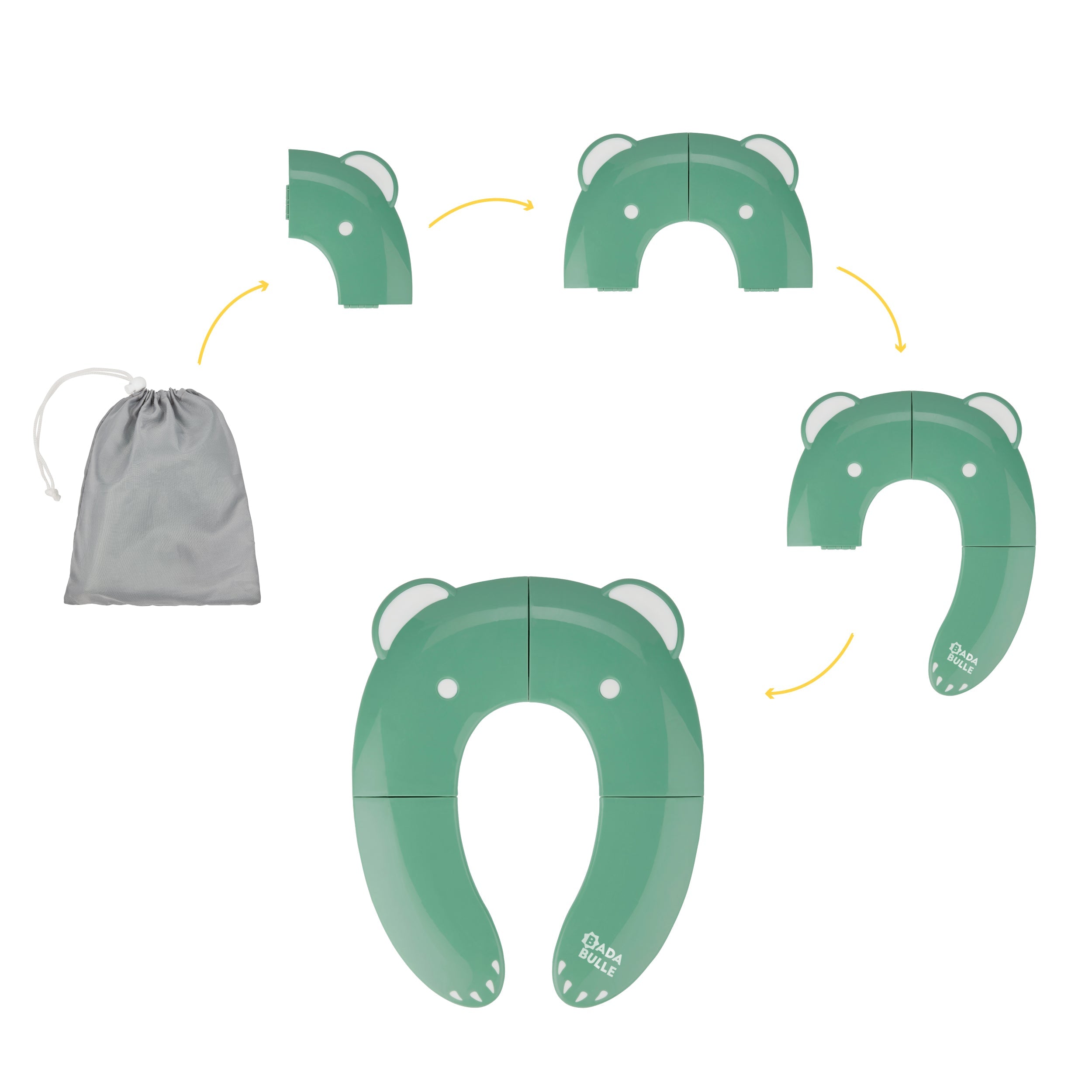 Réducteur de toilette pliable