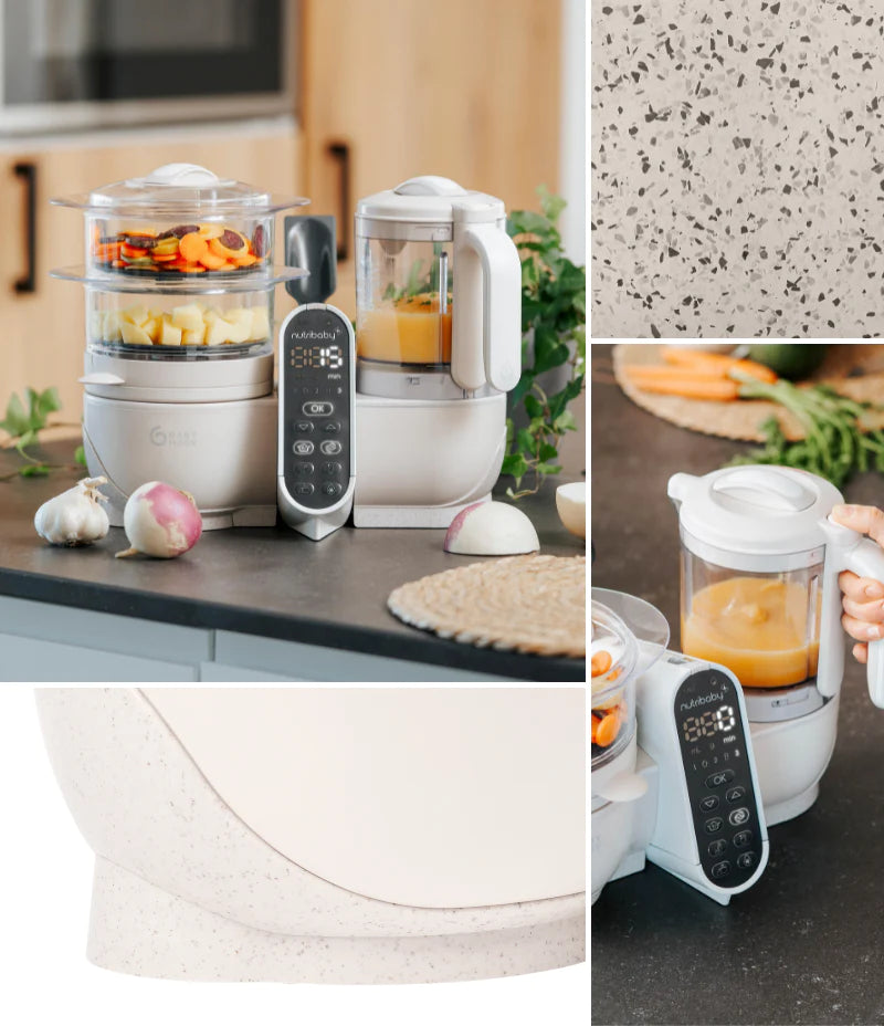 Nutribaby(+) - Multifunctionele keukenmachine Mineral Beige