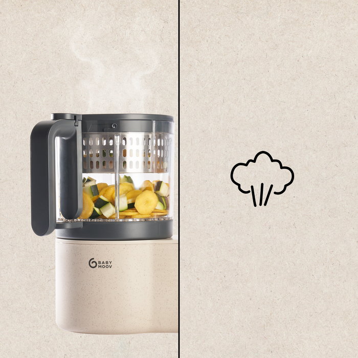 Fonction cuisson vapeur du Nutribaby Evolution